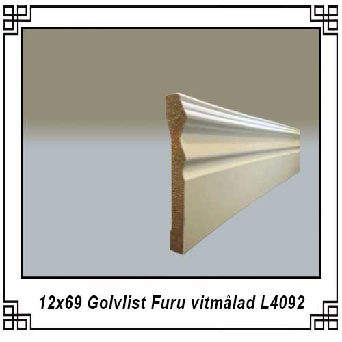 12x69-Golvlist-Furu-vitmålad-L4092
